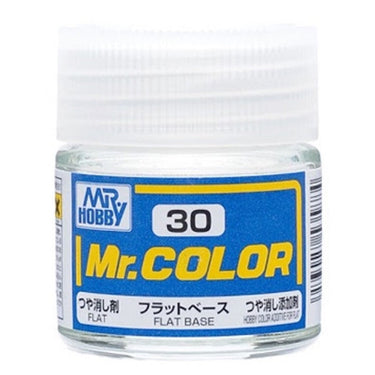 Mr Hobby (Gunze) C030 Mr Color Flat Base Lacquer Paint 10ml